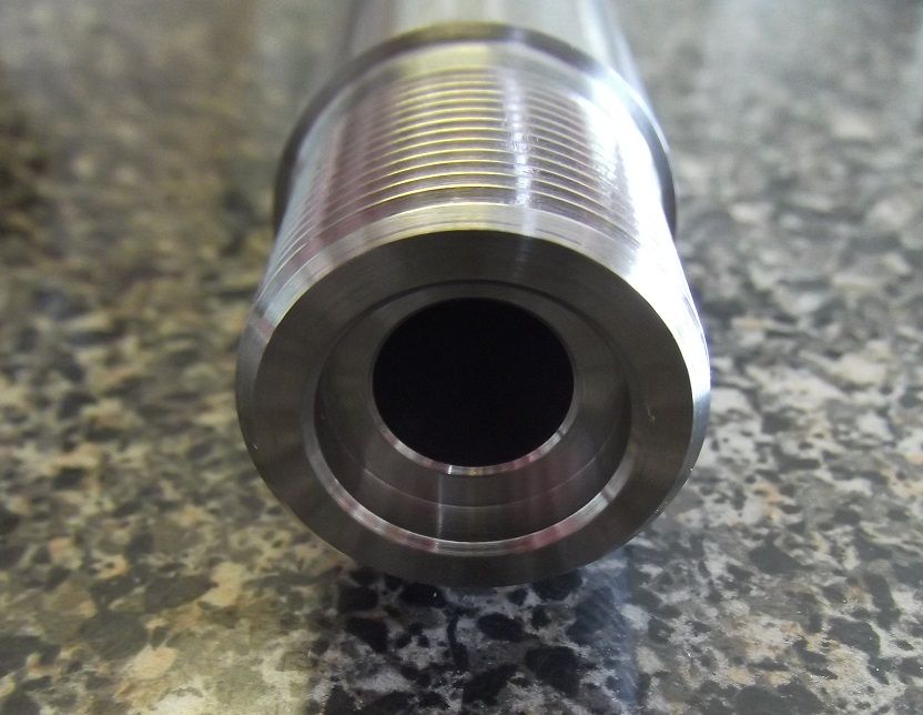 What angle and how big a chamfer on the chamber?